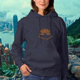 Serenity - Copper Lotus Flower Design T Shirt