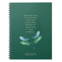 Serenity Damselfly Anteckningsbok