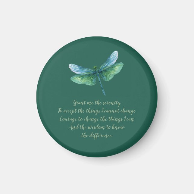 Serenity Dragonfly Magnet (Framsidan)
