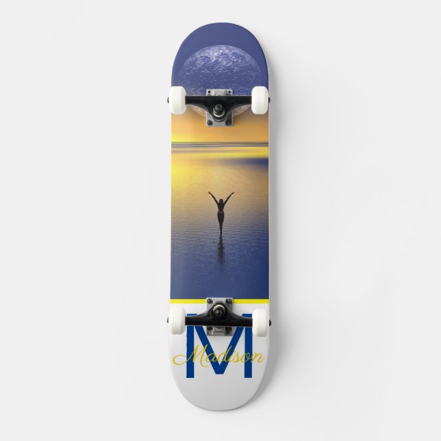 Serenity Earth Mini Skateboard Bräda 18,5 Cm (Framsida)