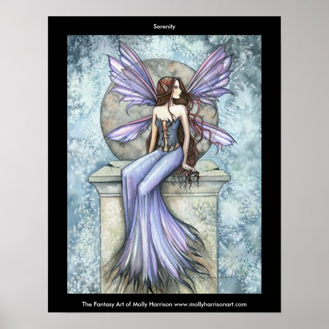 Serenity Fairy Poster av Molly Harrison (Framsidan)