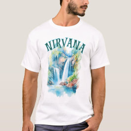 Serenity Falls: att hitta Nirvana i naturens Embra T Shirt