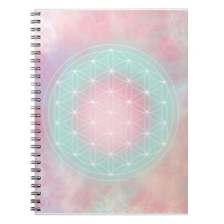 Serenity Flower of Life Anteckningsbok