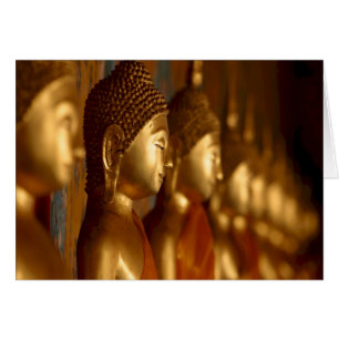 Serenity för Buddha Thailand fredTranquility Hälsningskort