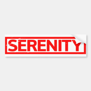 Serenity Frimärke Bildekal