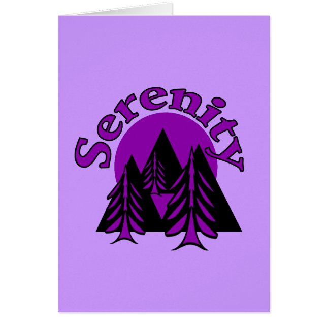 Serenity Hälsningskort (Framsidan)
