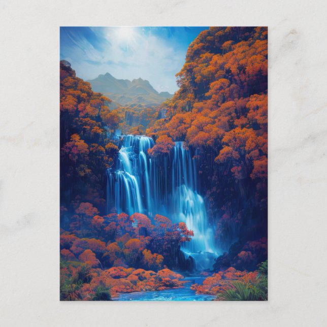 Serenity i Azure-skuggorna Vykort (Framsida)