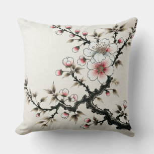 Serenity in Bloom - Cherry Blommar Gren Kudde