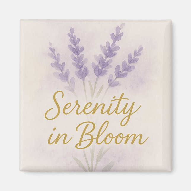 Serenity in Bloom — Magnet  (Framsidan)
