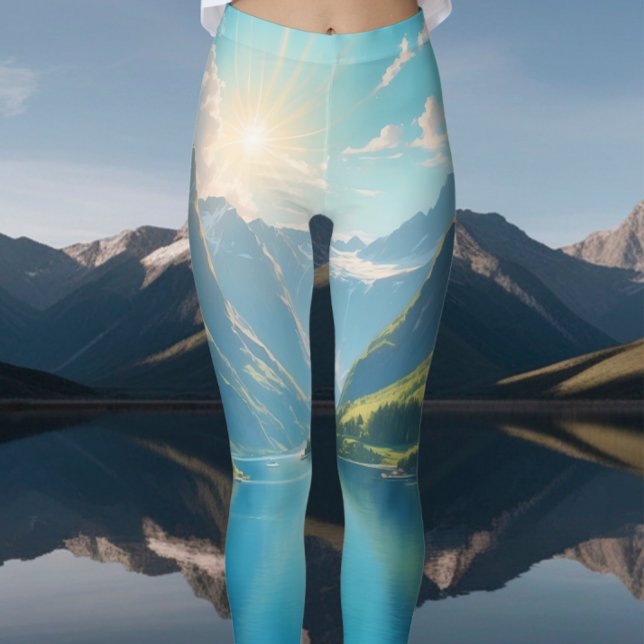 Serenity in Fjords Scenia Leggings (Skapare uppladdad)