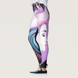 "Serenity in Stil" Women's Beauty Leggings