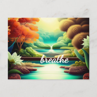 Serenity Law of Attraktion Abundance Affirmation Vykort