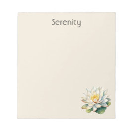 Serenity Lotusblomma Anteckningsblock