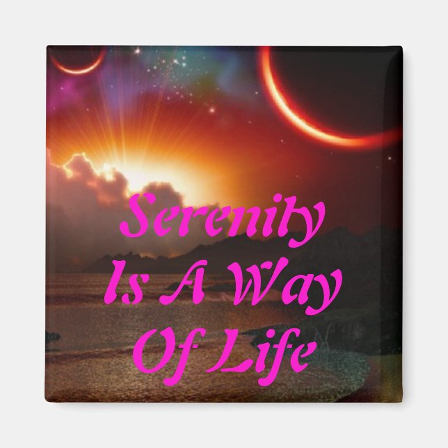 Serenity Magnet (Framsidan)
