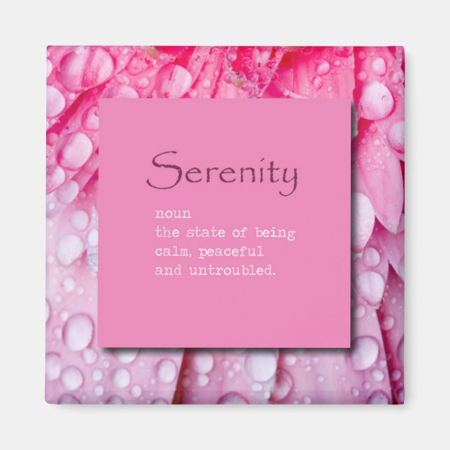 Serenity Magnet (Framsidan)