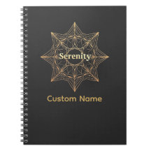 Serenity Mandala Golden Helig Anpassningsbar