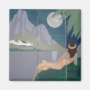 SERENITY MÅNE-magnet (kvadrat) Magnet