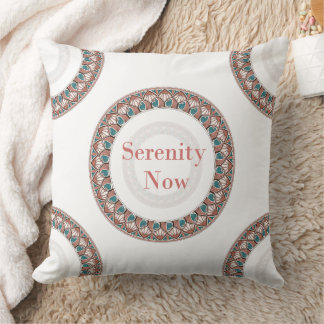 Serenity Now Soft Mandala Kudde