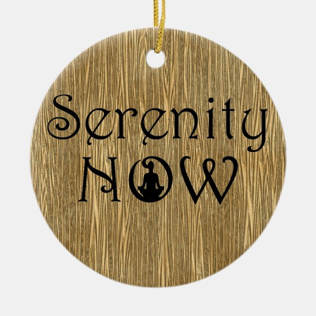 Serenity Now - Yoga jul Ornament (Framsidan)