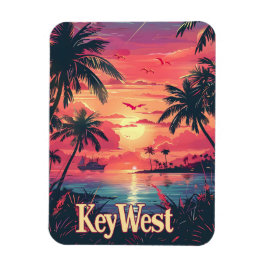 Serenity Nyckel: Tropical Sunset Magnet