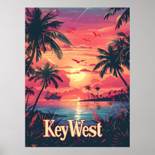 Serenity Nyckel: Tropical Sunset Poster