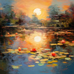 Serenity of Monet Canvastryck<br><div class="desc">Gå in i en värld där konst och design konvergerar, där den tidlösa skönheten hos Claude Monets koniska målningar hittar nytt liv i contemporaryns grafiska design. Vår samling av exklusiver betalar hyllning till den visionära konstnären som banade väg för en imponerande syn och fångade upp det väsentliga i flyktighetsmomenten med...</div>