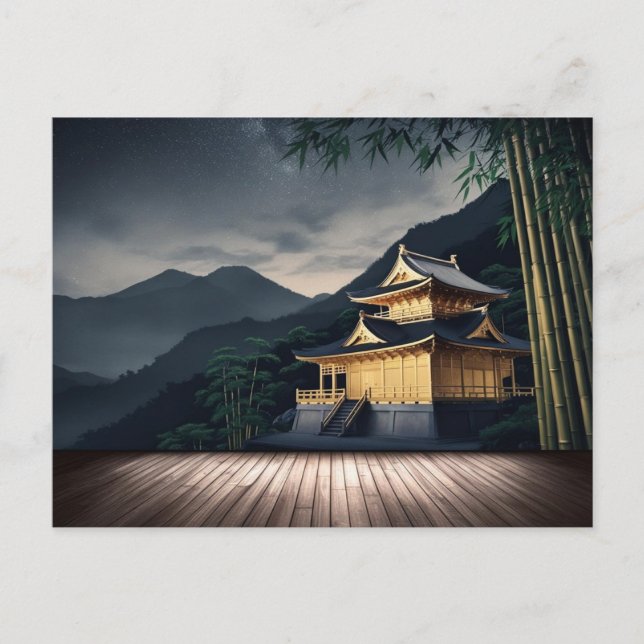 Serenity over Golden Pavilion Vykort (Framsida)