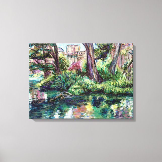 "Serenity" Palace of Fine Arts Wrapped Canvas (Framsida)