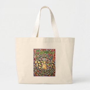 Serenity Prayer Angel Bag Jumbo Tygkasse