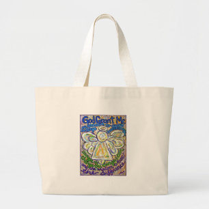 Serenity Prayer Angel Bag Jumbo Tygkasse