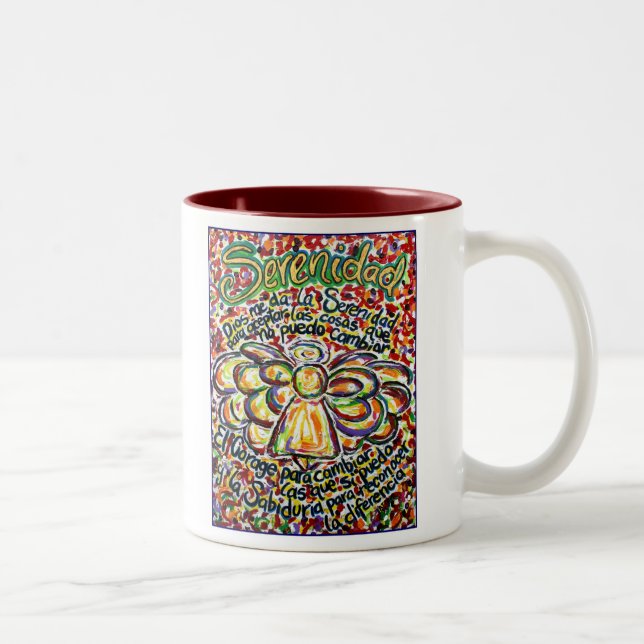 Serenity Prayer Angel Mugg (Höger)