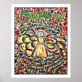 Serenity Prayer Angel Poster (Vita Kant)