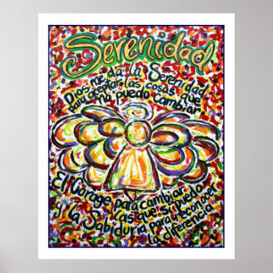 Serenity Prayer Angel Poster (Vita Kant)