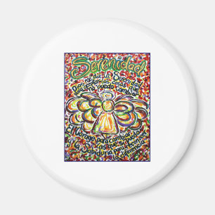 Serenity Prayer Angel (spansk text) Magnet