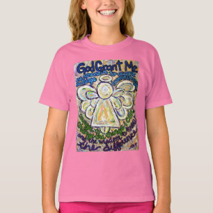 Serenity Prayer Angel T-shirt (Dubbla Änglar)