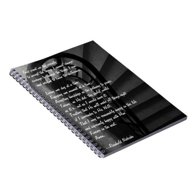 Serenity Prayer Anteckningsbok (Högra Sidan)