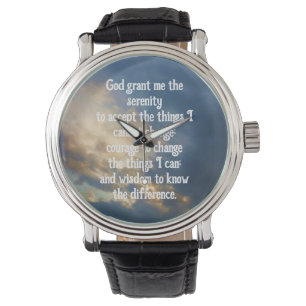 Serenity Prayer Armbandsur