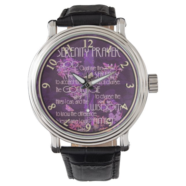 Serenity Prayer Armbandsur (Framsida)