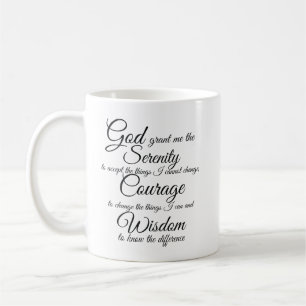 Serenity Prayer av Petra Ortiz kaffe mugg