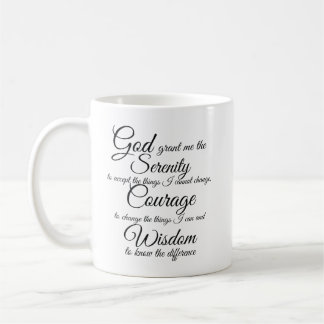 Serenity Prayer av Petra Ortiz kaffe mugg