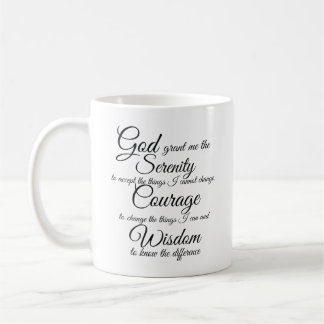 Serenity Prayer av Petra Ortiz kaffe mugg