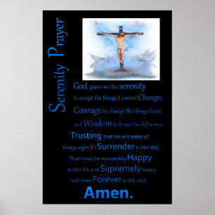 Serenity Prayer B.C. Poster