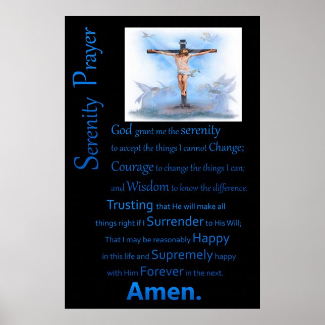 Serenity Prayer B.C. Poster (Framsidan)