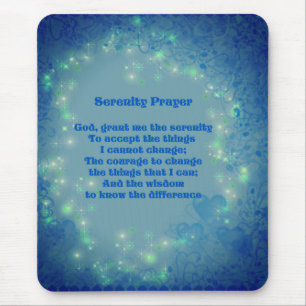 Serenity Prayer Blue Hearts Inspirational Musmatta