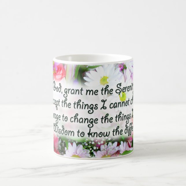 Serenity Prayer Bouquet Kaffemugg (Center)
