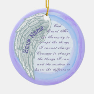 Serenity Prayer Christian ornament