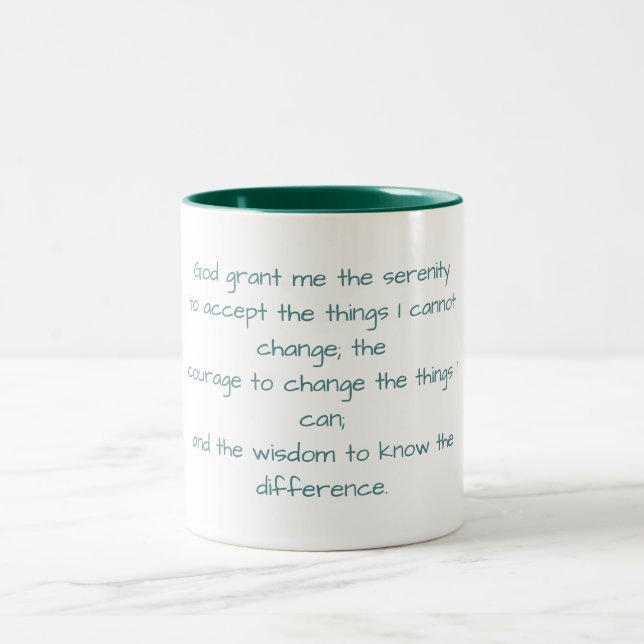 Serenity Prayer Coffee Mugg (Center)