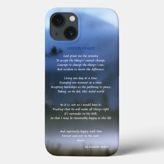 Serenity Prayer Fodral-Mate iphone case (Baksida)
