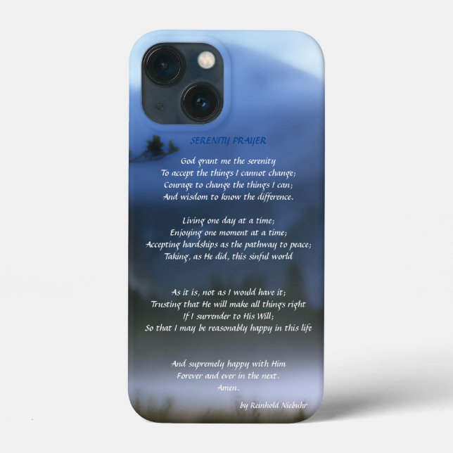 Serenity Prayer Fodral-Mate iphone case (Baksida)