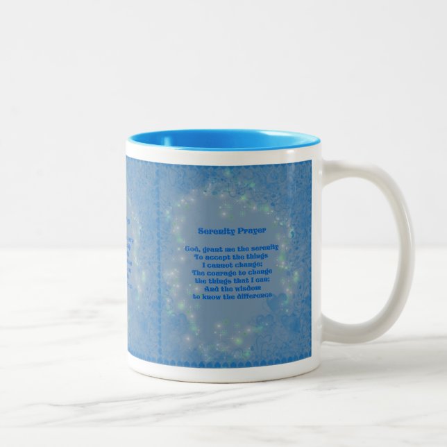 Serenity Prayer Hearts Inspirational Mugg (Höger)